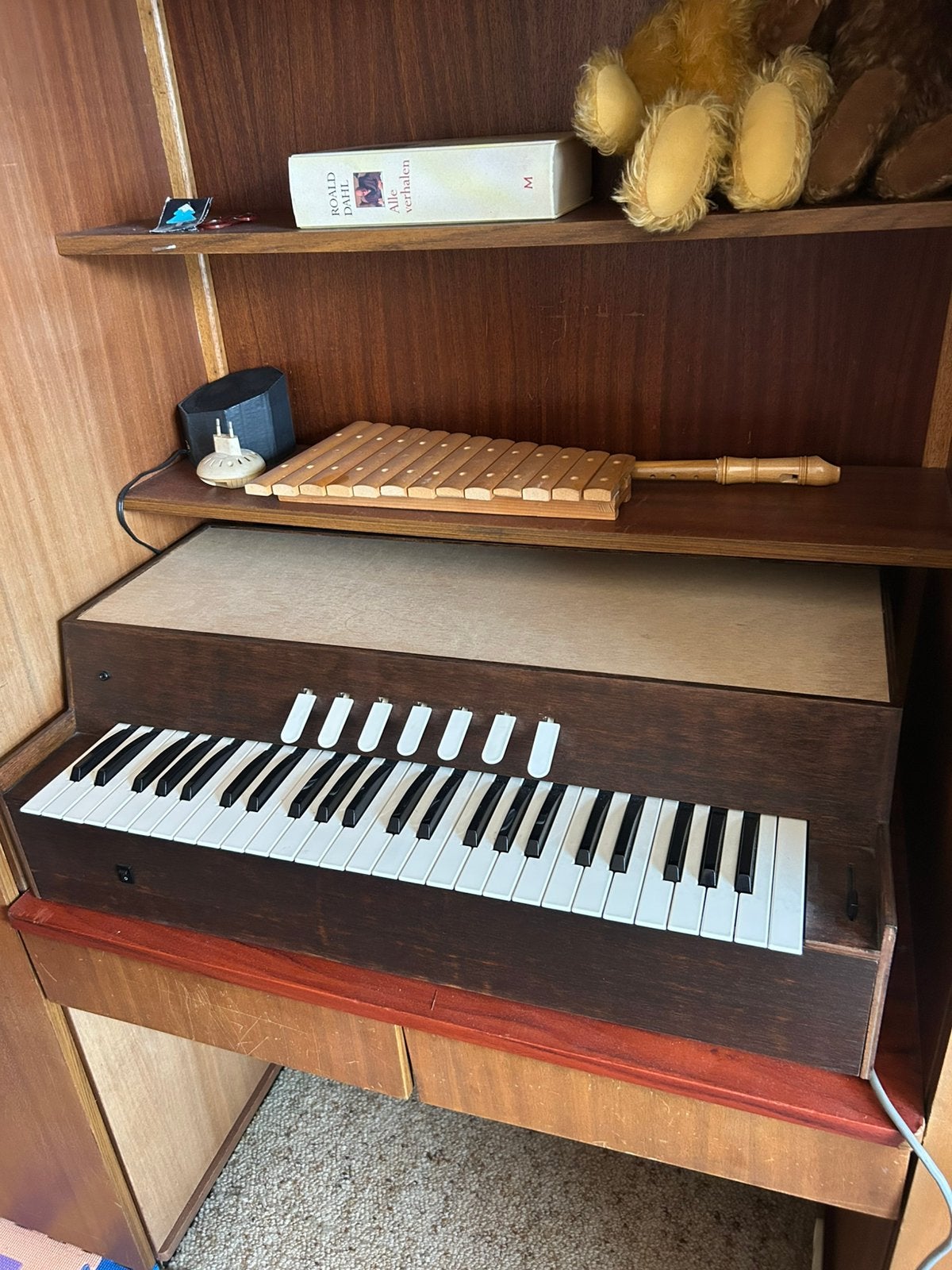 Vintage elektronisch piano orgel, Muziek en Instrumenten, Orgels, Ophalen, Gebruikt, 1 klavier, Orgel
