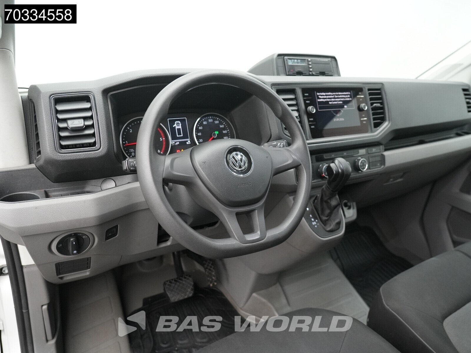 Volkswagen Crafter 177pk Automaat Laadklep Dubbellucht Bakwa, Auto's, Automaat, Stof, Gebruikt, Euro 6