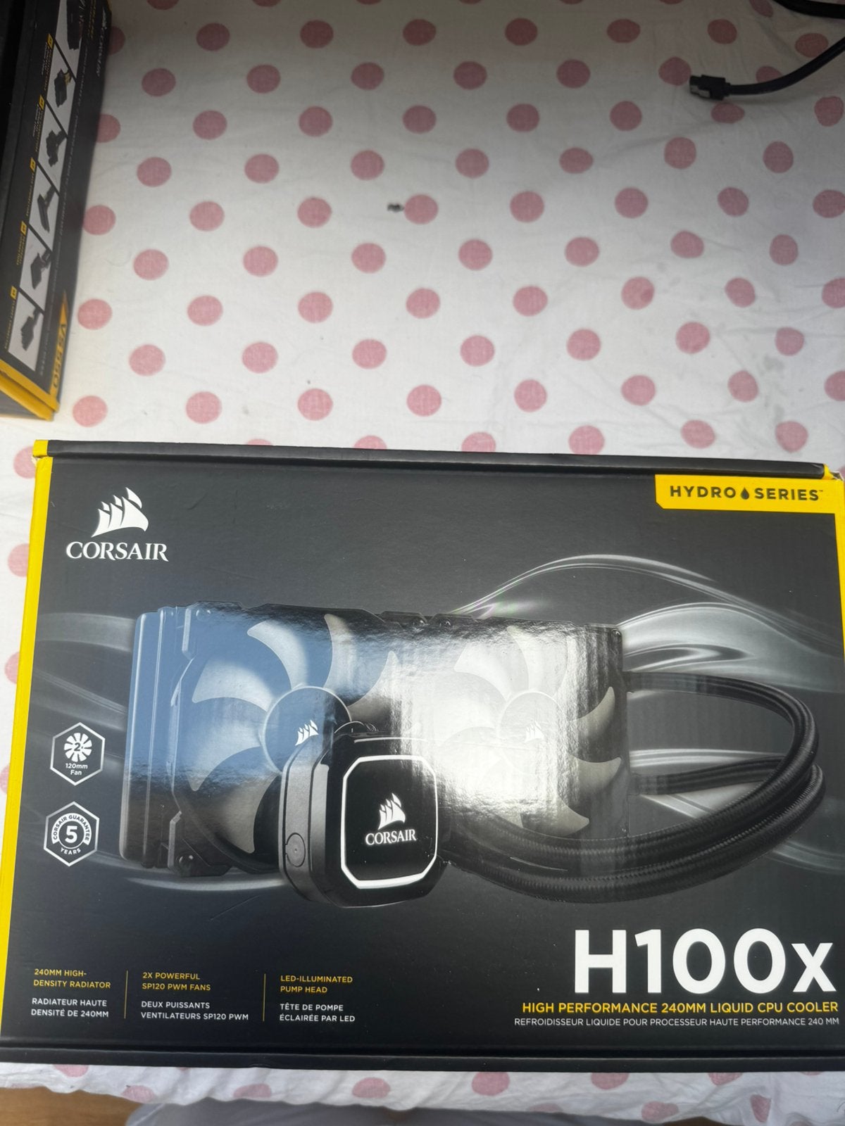 Corsaire H100x waterkoeling, Computers en Software, Ophalen of Verzenden, Zo goed als nieuw