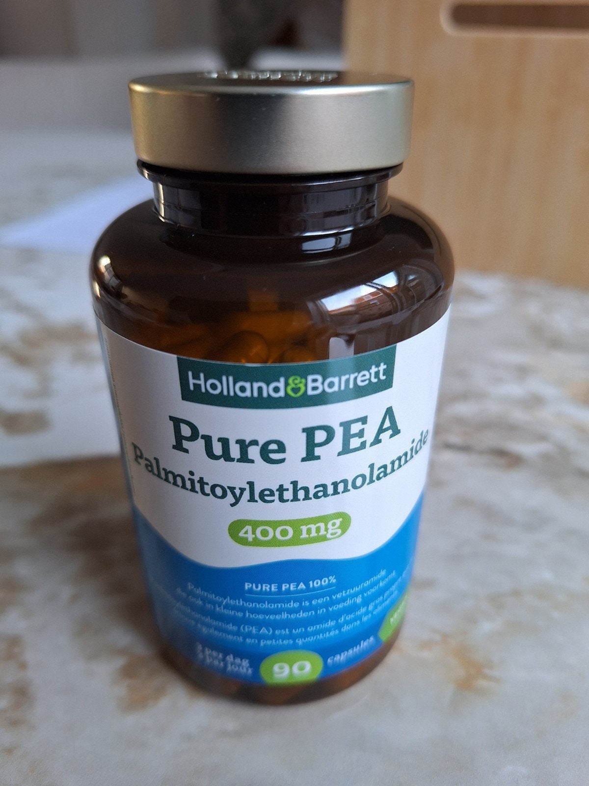 pure pea palmitoylethanolamide 400mg, Ophalen