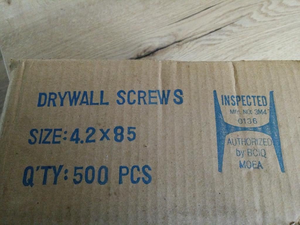 Doos schroeven van 500 stuks maat 4,2x85, Bricolage & Construction, Quincaillerie & Fixations, Enlèvement, Neuf, Moins de 50 mm