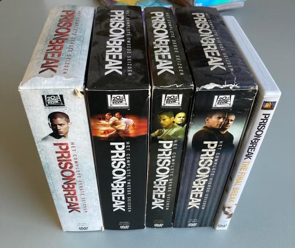 Prison Break seizoenen 1 t/m 4 + The Final Break, Gebruikt, Verzenden, Alle leeftijden, Boxset