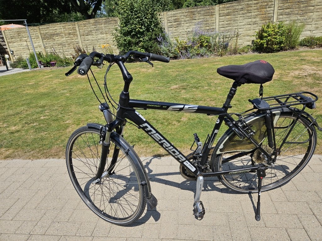 Herenfiets, Fietsen en Brommers, Fietsen | Dames | Damesfietsen, Velgrem, Versnellingen, 56 cm of meer, Zo goed als nieuw