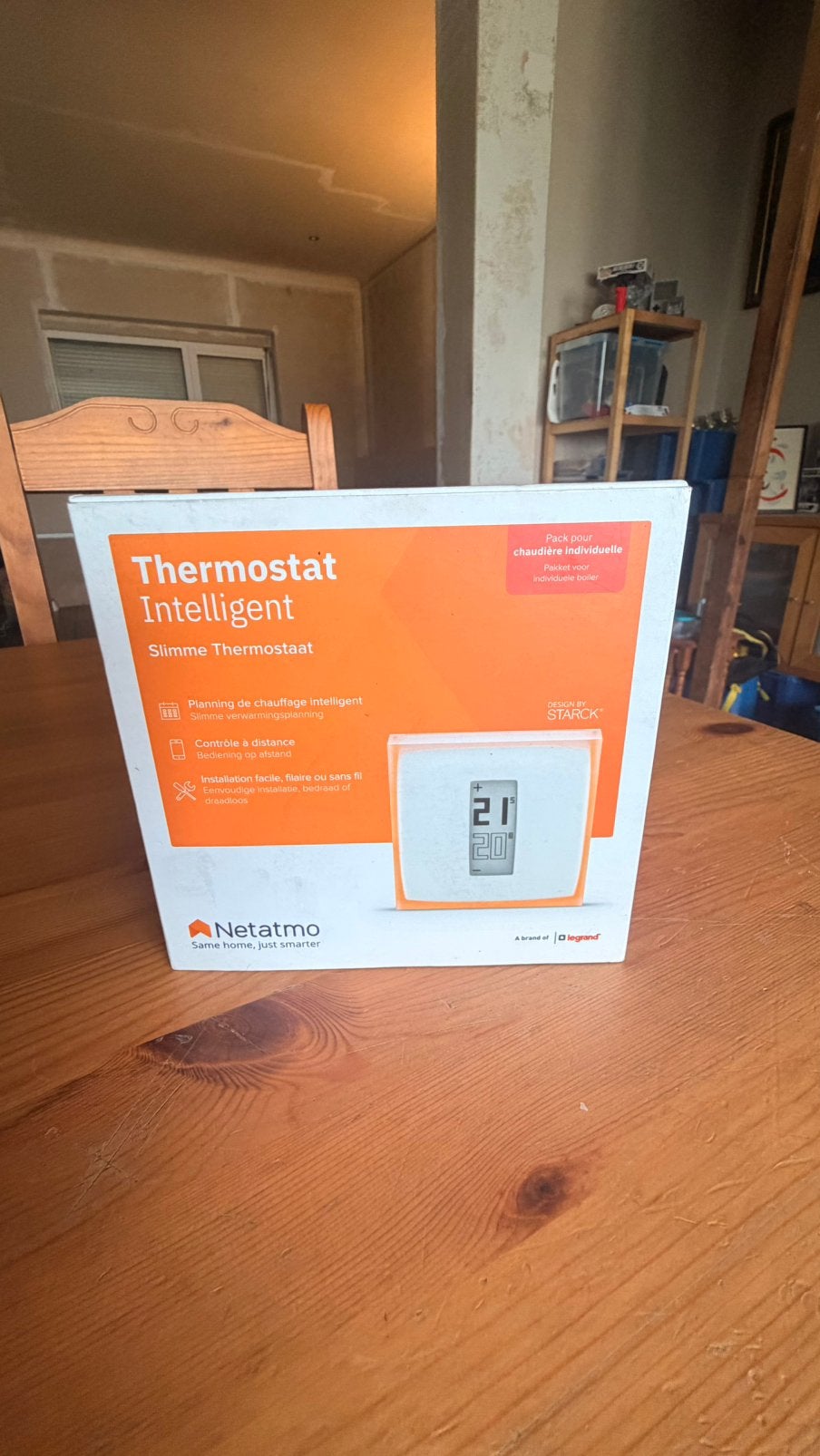 Netatmo Thermostat Intelligent, Doe-het-zelf en Bouw, Thermostaten, Ophalen of Verzenden, Slimme thermostaat, Gebruikt