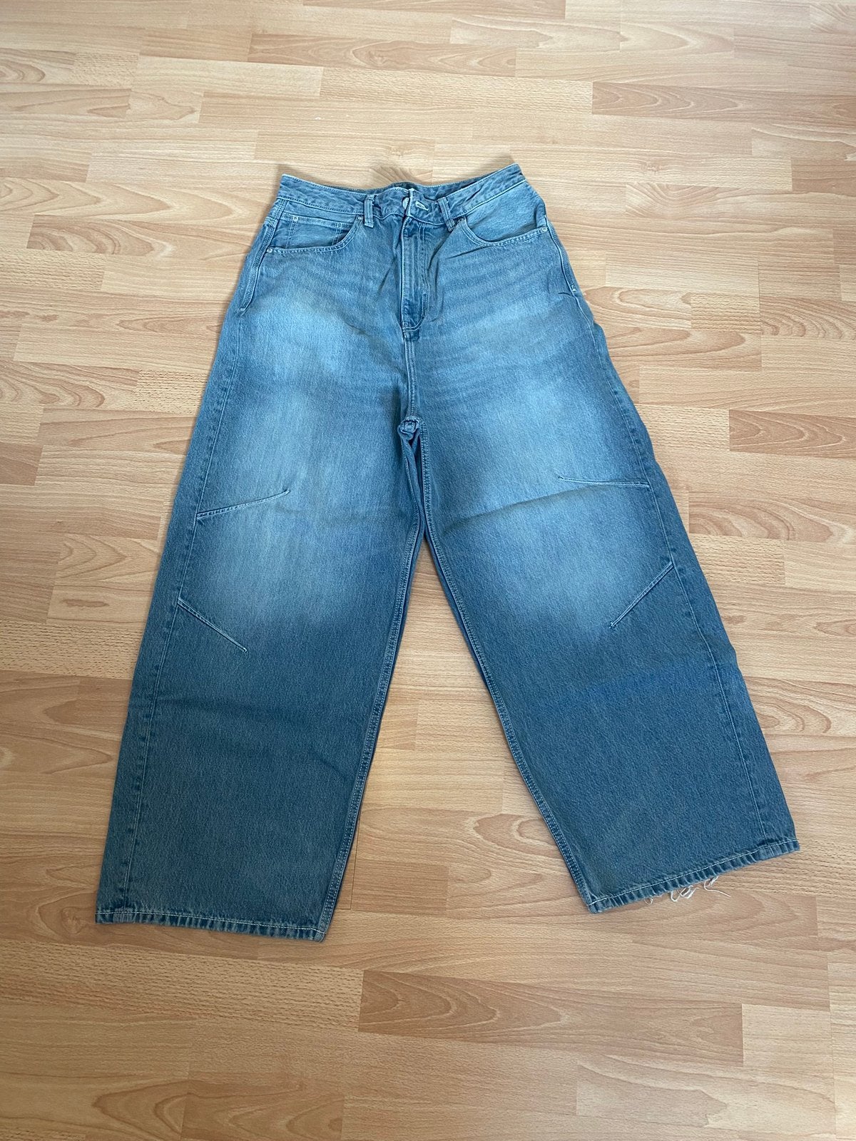 Super baggy broek Pull & Bear, Ophalen of Verzenden, Gedragen, Grijs