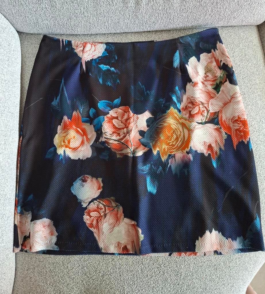 Exclusive by Cassis Bloemenrok - Maat 46, Kleding | Dames, Cassis, Ophalen, Zo goed als nieuw, Rok