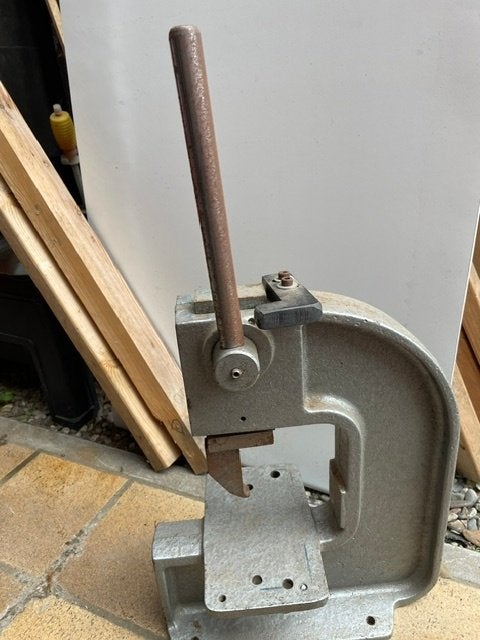 plooitoestel voor metaal, Doe-het-zelf en Bouw, Metalen, Ophalen, Gebruikt, IJzer