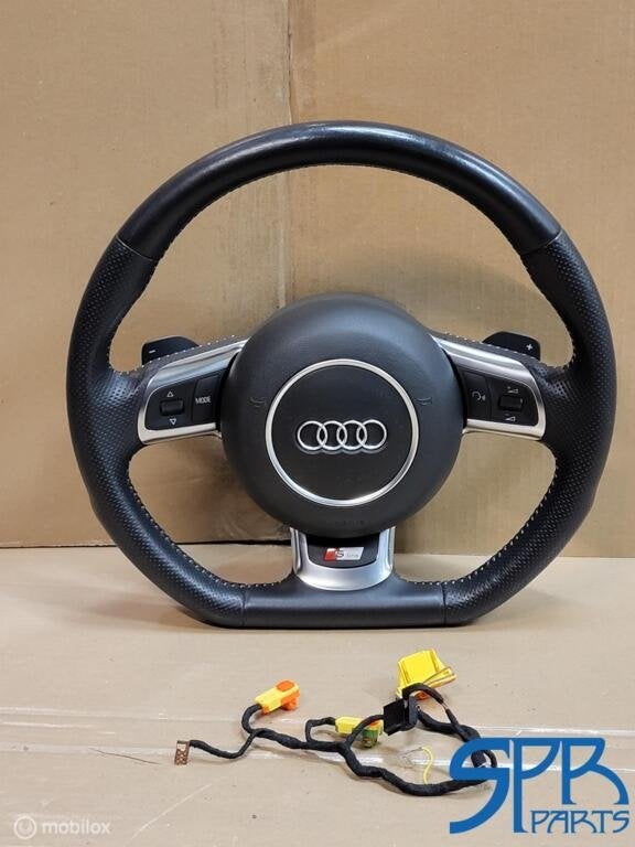 S3 A3 8P S-line TT 8J STUUR F1 MF AFGEVLAKT STUURWIEL AIRBAG, Gebruikt, AUDI, Audi, Ophalen of Verzenden