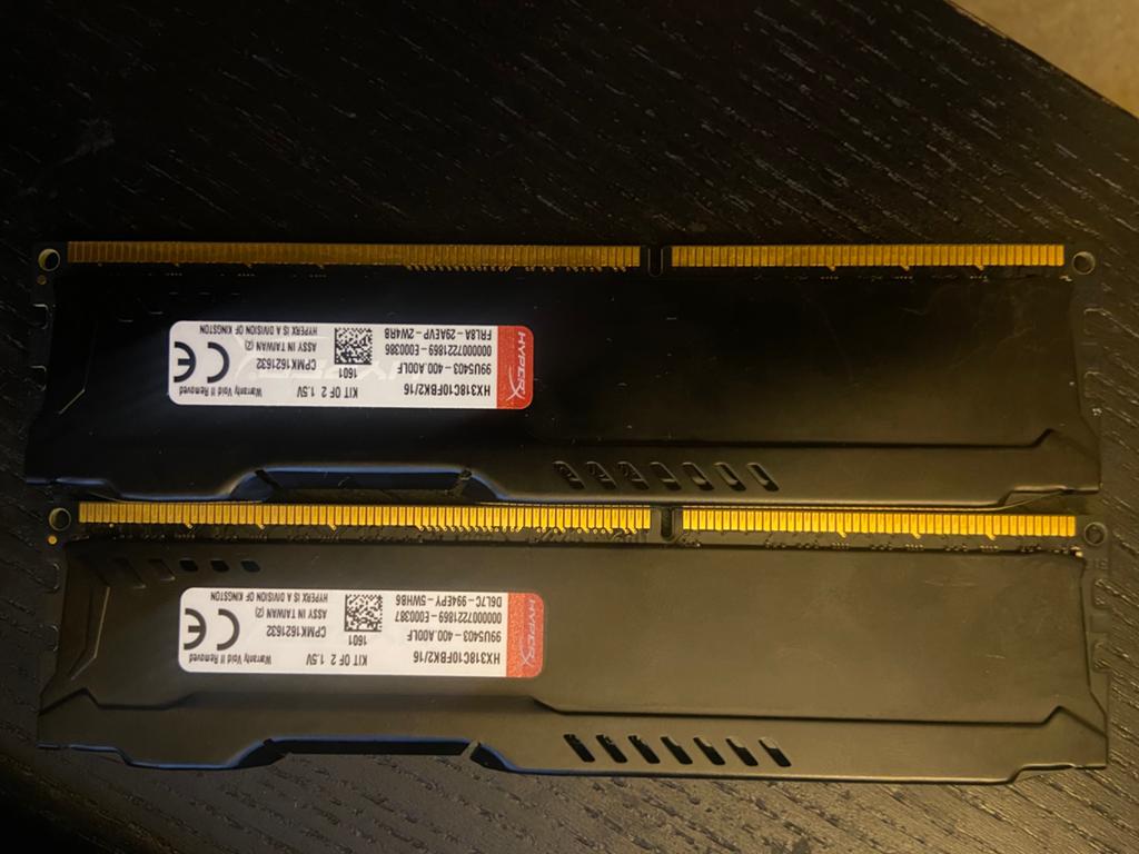 Hyperx 16gb DDR3, Computers en Software, RAM geheugen, Verzenden, Zo goed als nieuw, DDR3