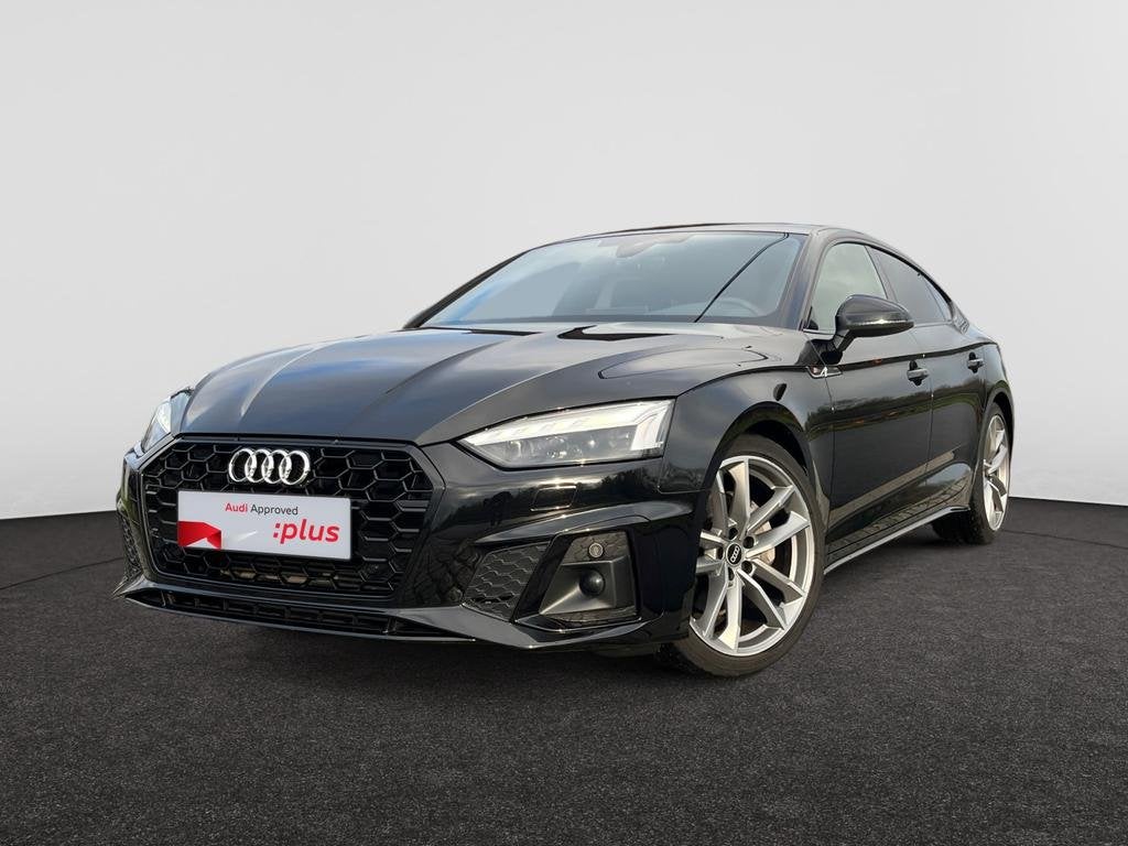 Audi A5 Sportback A5 Sportback 40 TFSI S line OPF S tronic, Automaat, Zwart, Lederen bekleding, A5