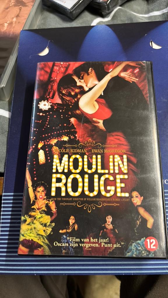 Moulin Rouge - Kidman - VHS - Nl subs, Ophalen of Verzenden, Zo goed als nieuw
