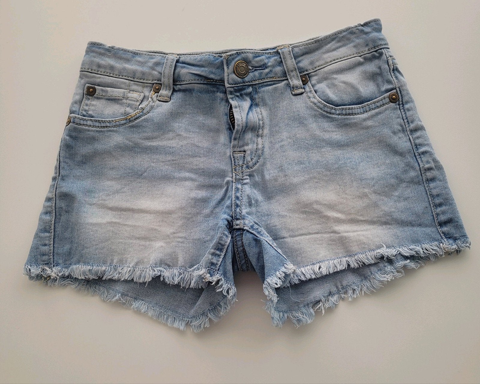 Korte Jeans short 7 for all mankind 12j / maat 152, Kinderen en Baby's, Kinderkleding | Maat 152, Broek, Gebruikt, Meisje, Ophalen of Verzenden