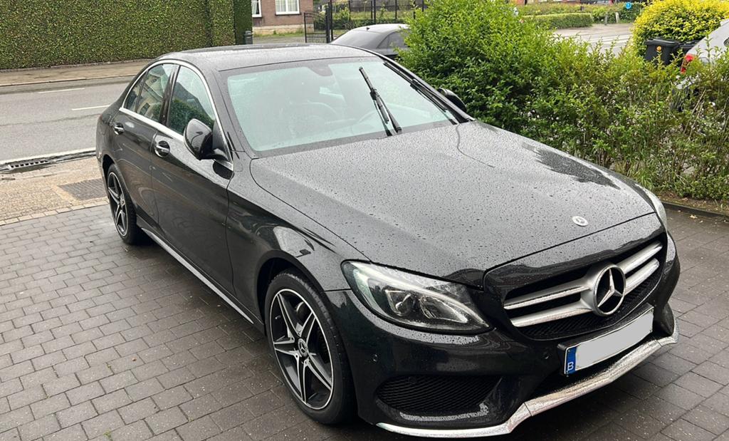 Mercedes c 180 cdi Autmatic Amg-line 1 eigenaar weinig km!, Auto's, Mercedes-Benz, Automaat, 4 deurs, 4 cilinders, Zwart