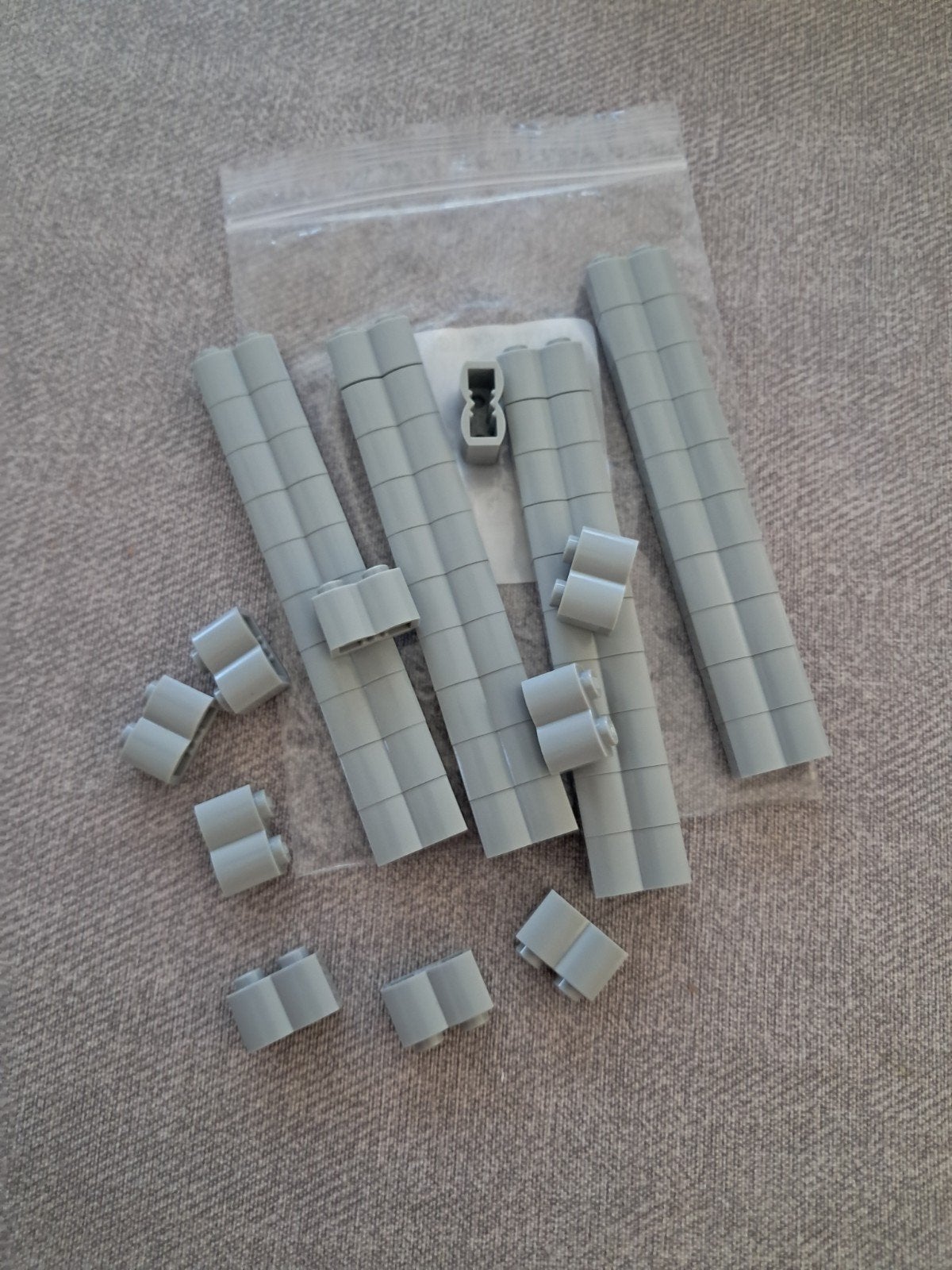 50 nouvelles briques LEGO Palisade 1x2 (gris clair) | Desig, Neuf, Enlèvement ou Envoi, Lego, Briques en vrac