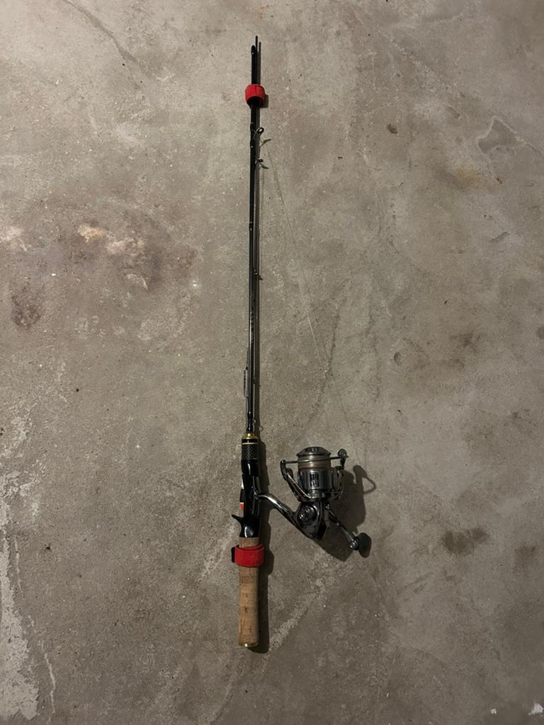 Forel hengel + molen, Ophalen, Zo goed als nieuw, Molen
