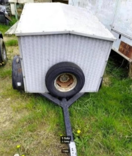 Hondenaanhangwagen voor 2 honden, Dieren en Toebehoren, Transportboxen, Ophalen