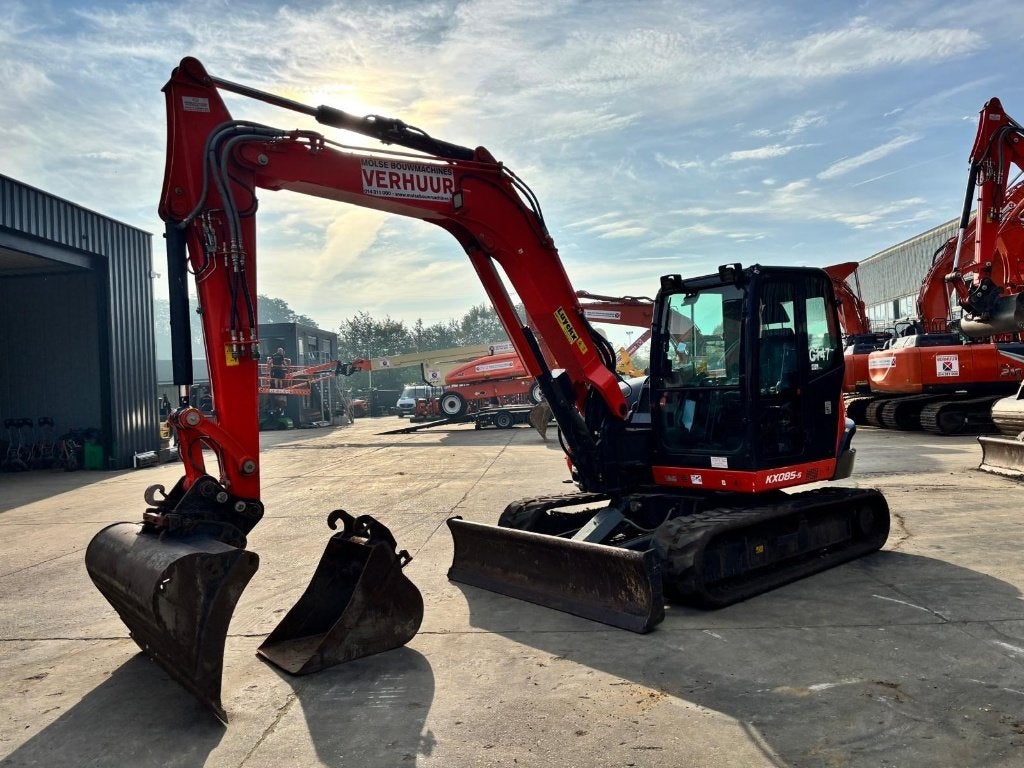 mini-pelle Kubota KX085-5 (2.107h), Enlèvement, Excavatrice
