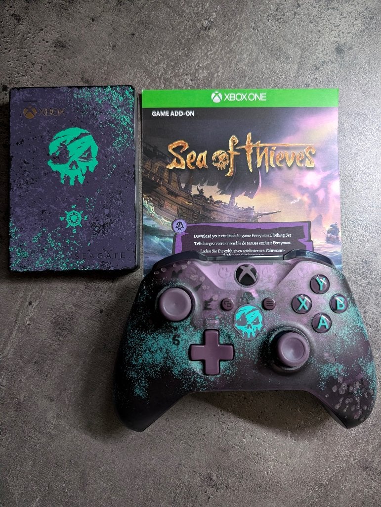 Xbox Sea of Thieves (Controller + 2TB HDD + Ferryman DLC), Consoles de jeu & Jeux vidéo, Sans fil, Utilisé, Xbox Series X, Contrôleur