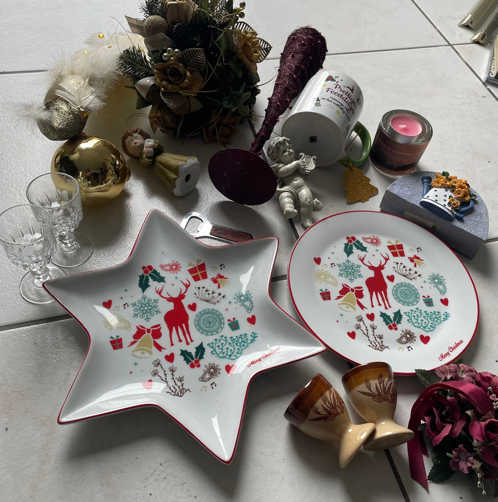 Set de décoration de Noël, Enlèvement ou Envoi, Comme neuf