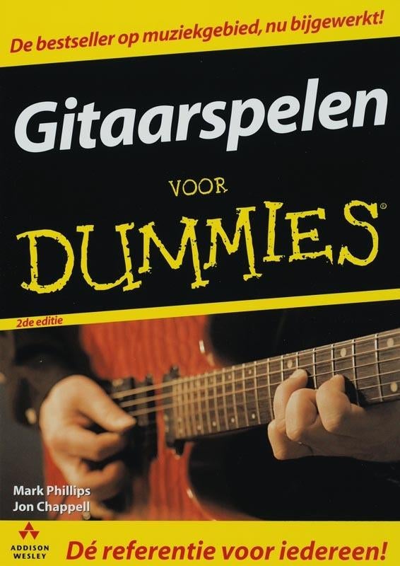 Gitaar spelen voor dummies Phillips Chappell 364 blz, Ophalen of Verzenden, Zo goed als nieuw