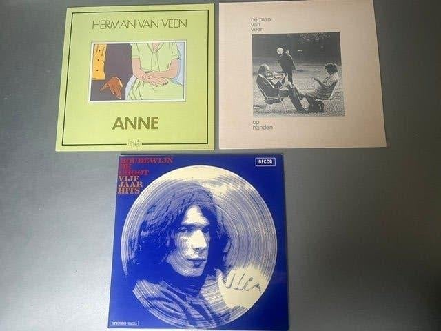 Lps van Herman van Veen en Boudewijn de Groot, Cd's en Dvd's, Ophalen of Verzenden, Zo goed als nieuw, Levenslied of Smartlap