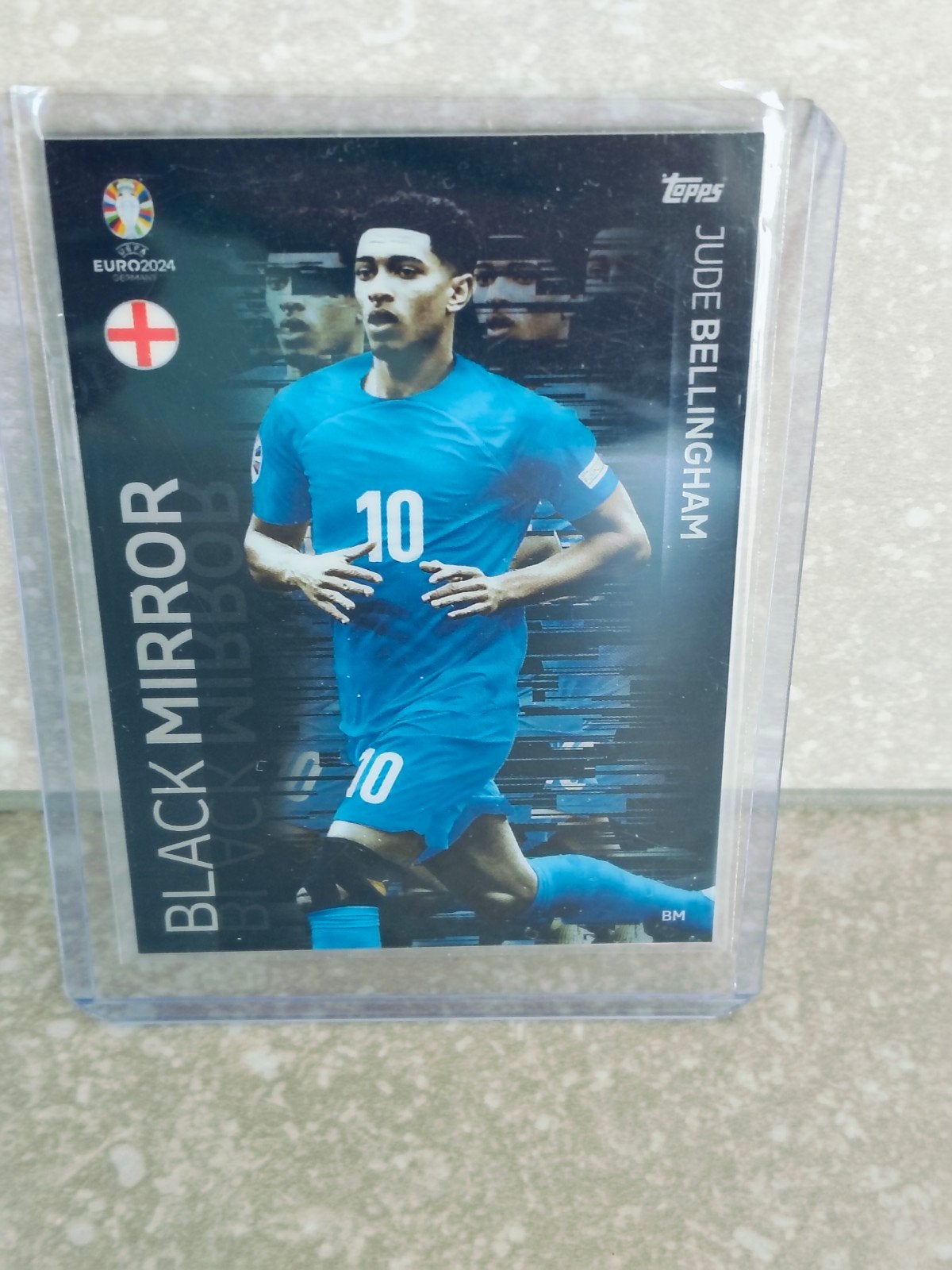 Topps euro 2024 Black Mirror Jude Bellingham Engeland, Ophalen of Verzenden