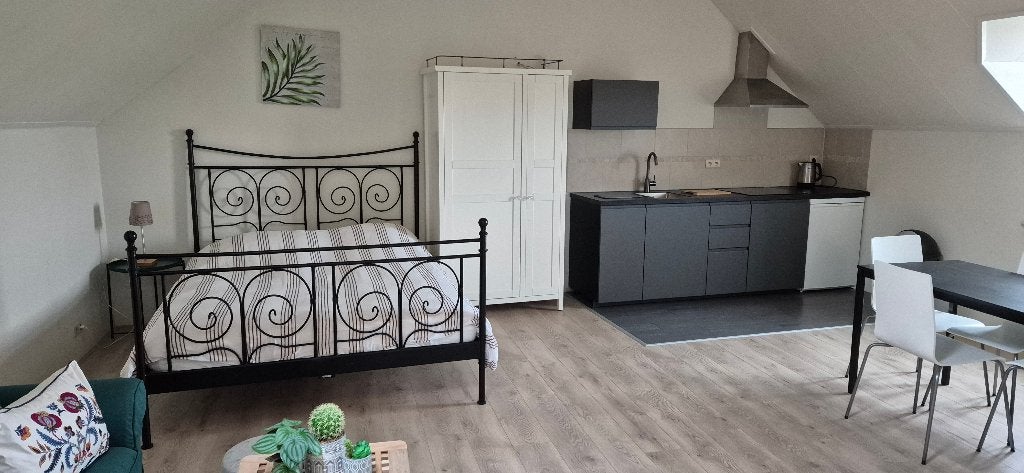 Te huur Gemeubileerde Studio in landelijk buitengebied., 35 à 50 m², Province de Limbourg