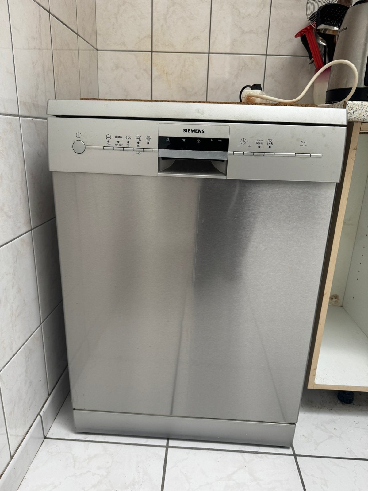 Siemens vaatmasmachine /afwasmachine, Ophalen, Zo goed als nieuw, Inbouw