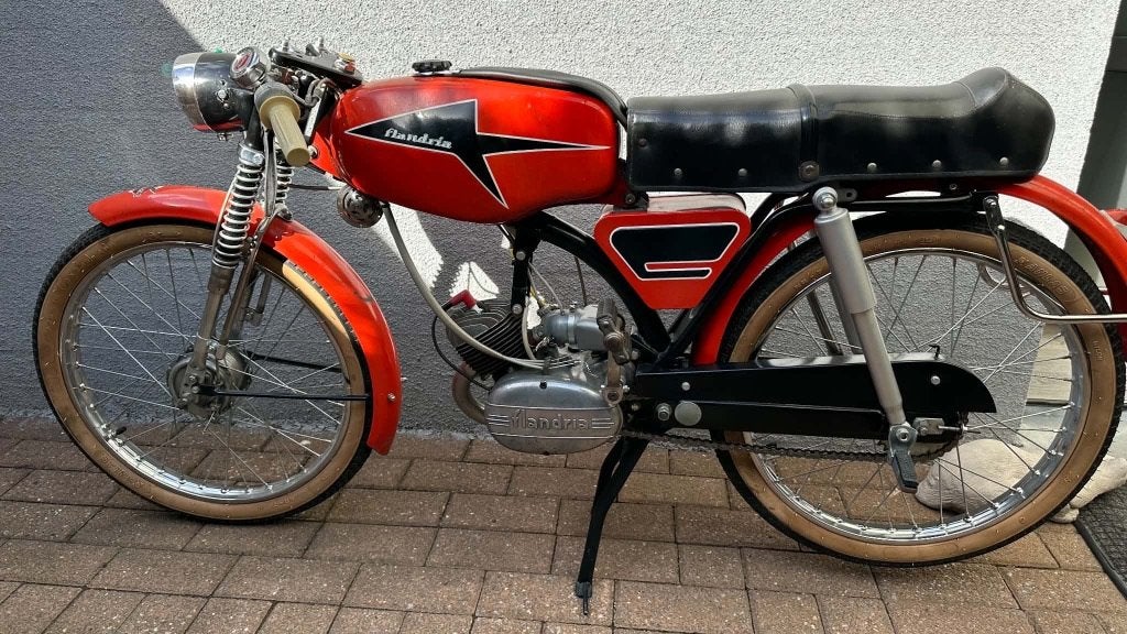Brommer Flandria oldtimer, Fietsen en Brommers, Klasse B (45 km/u), Ophalen, Overige merken, 4 versnellingen