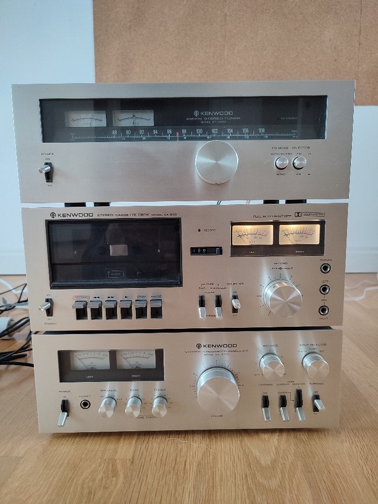 Vintage Kenwood stereotoren, Audio, Tv en Foto, Ophalen, Gebruikt, Cassettedeck