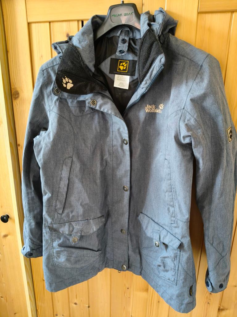 Grijze Jack Wolfskin jas Large, Ophalen, Maat 42/44 (L), Zo goed als nieuw, Jack Wolfskin