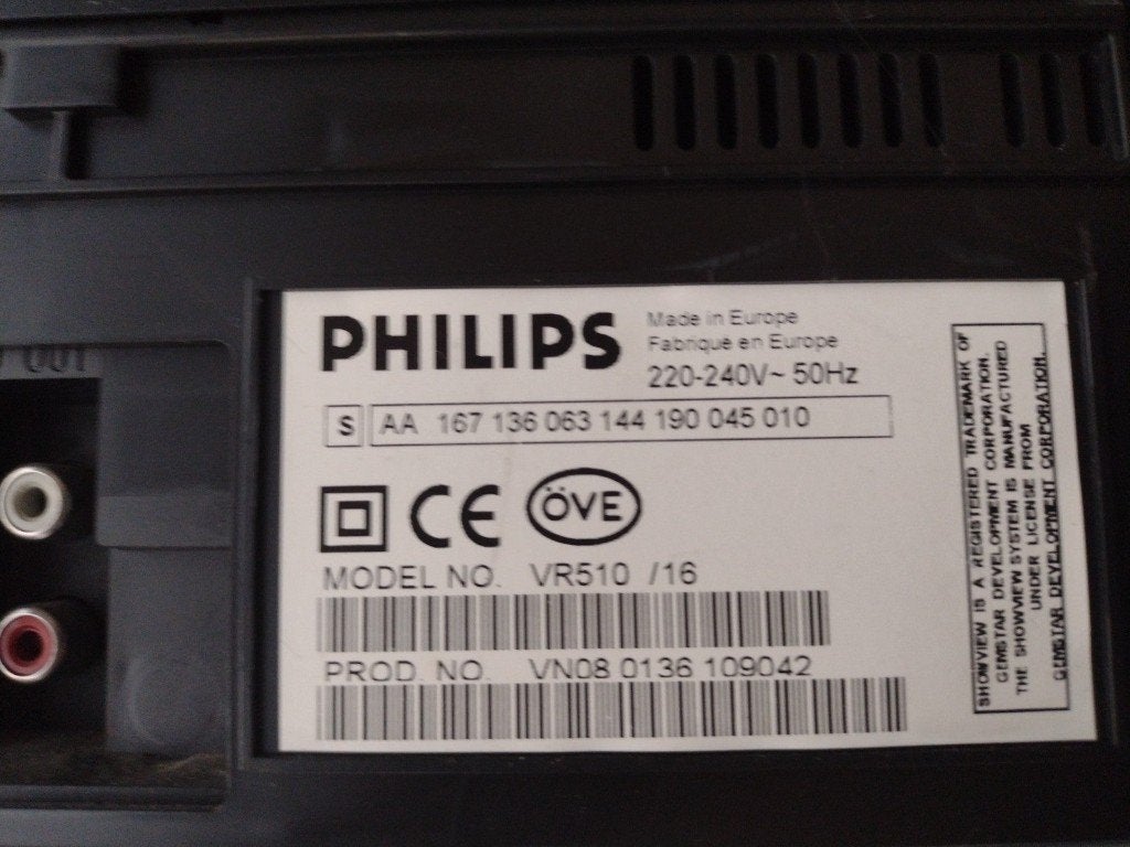 philips vr510 vh videorecorder, Audio, Tv en Foto, Ophalen