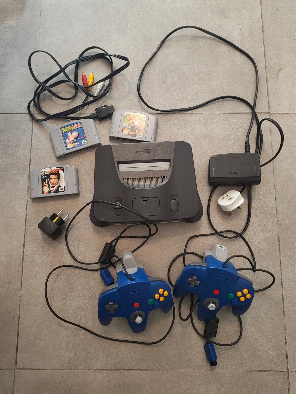 Nintendo 64 – Console complète avec 3 jeux et 2 manettes, Enlèvement ou Envoi