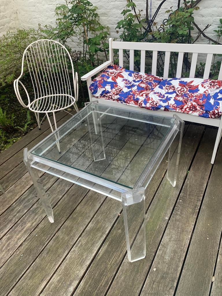 Table plexi, Enlèvement, Comme neuf