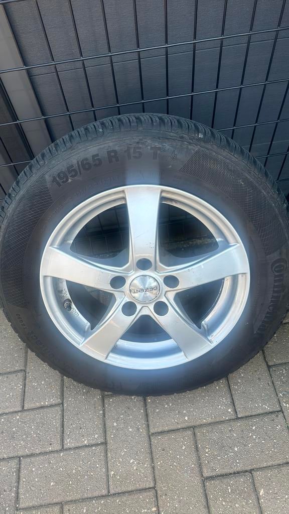 4 winterbanden 6,5-7 mm profiel, Auto-onderdelen, Banden en Velgen, Ophalen, Gebruikt, 15 inch, Banden en Velgen
