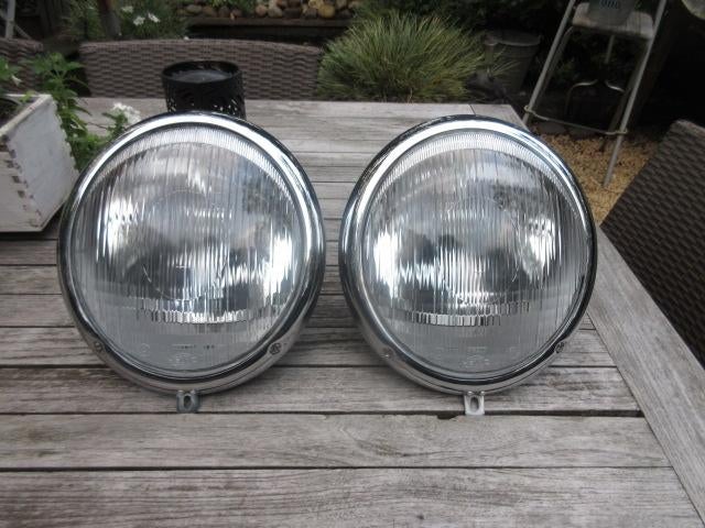 Hella Koplampen Porsche 356/ VW kever ovaal, Ophalen of Verzenden, Gereviseerd, Porsche