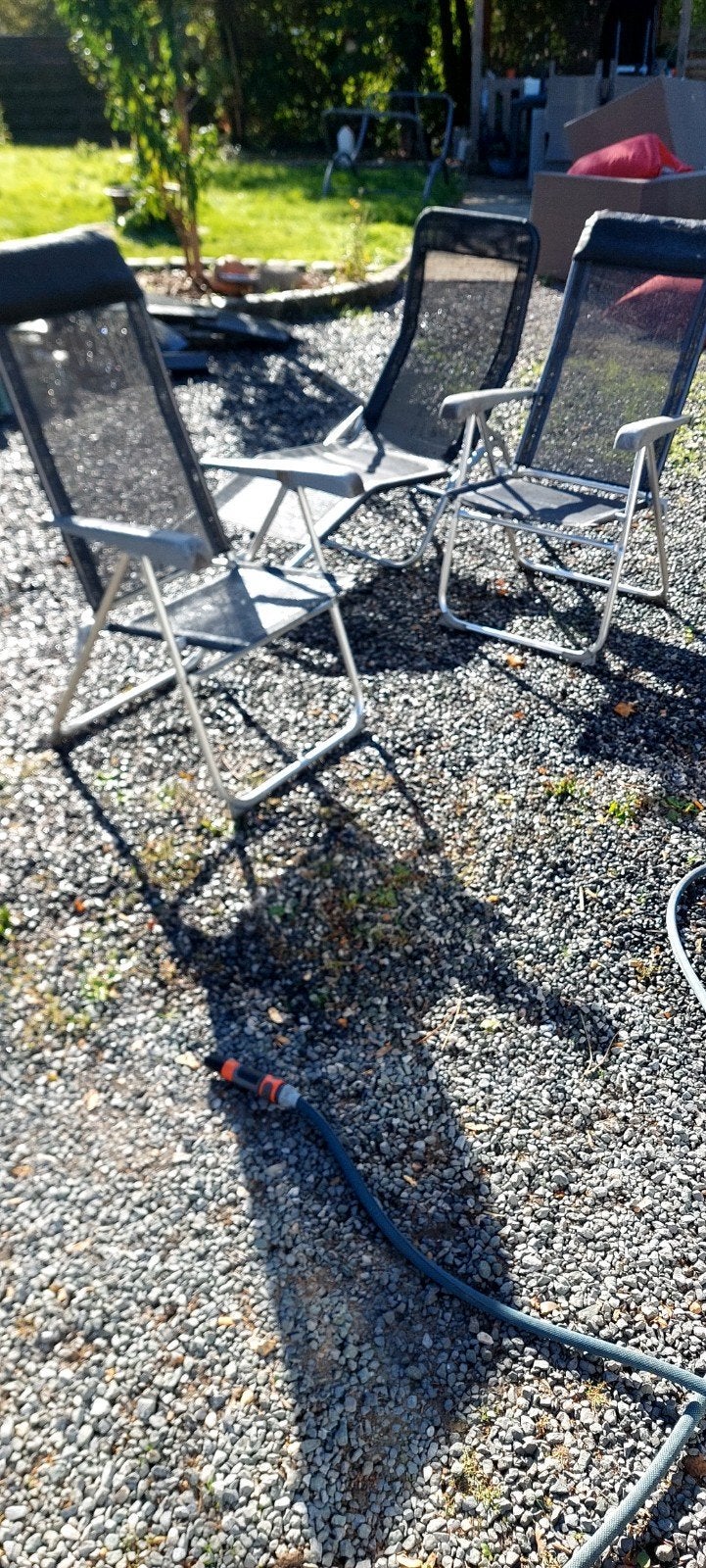 tuinstoelen, Ophalen