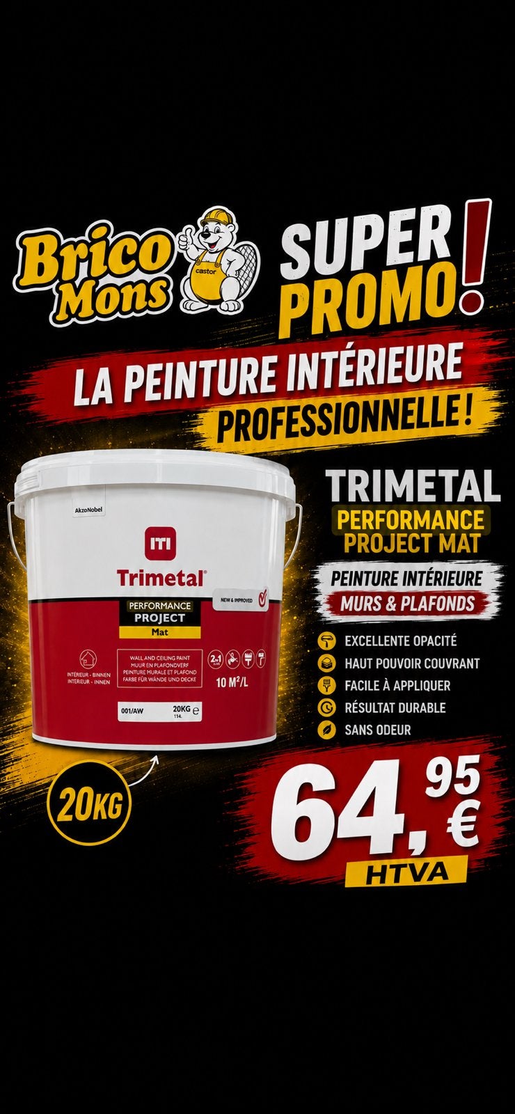 ❗️🚨 Peinture TRIMETAL (FORMULE 12 ) 20kg en super PROMOS️❗️, Bricolage & Construction, Peinture, Vernis & Laque, Enlèvement, Neuf