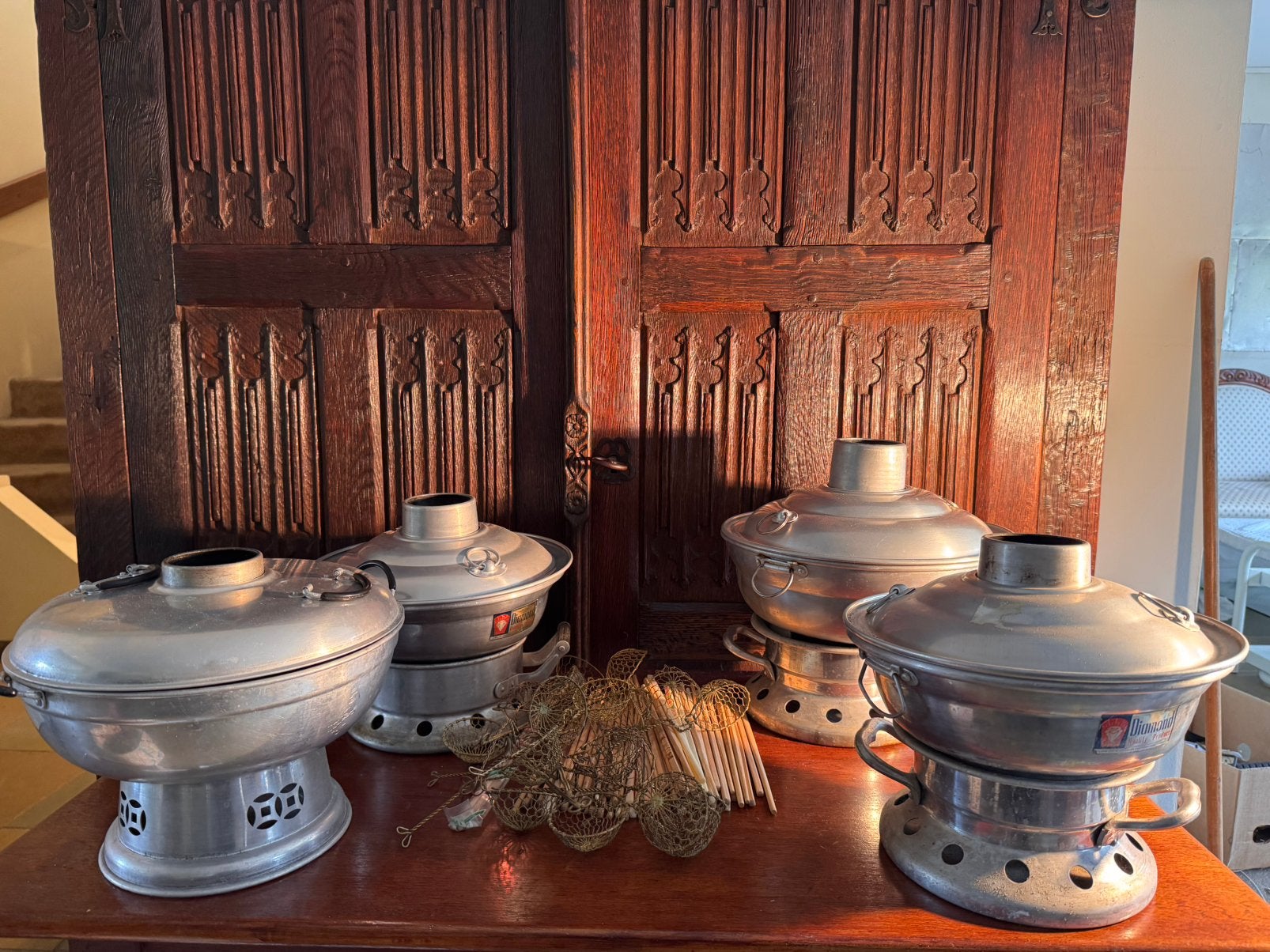 Poêle à fondue chinoise/thaïlandaise vintage, Enlèvement ou Envoi, Poêle à fondue