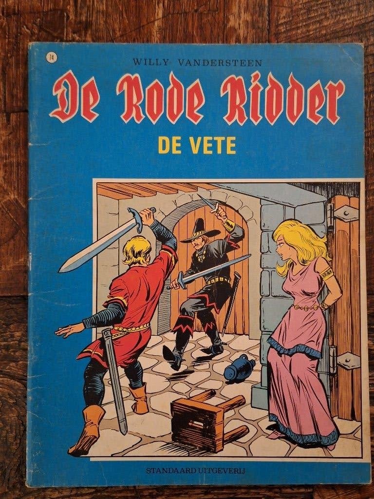 de rode ridder 74: de vete, Eén stripboek, Ophalen of Verzenden, Gelezen