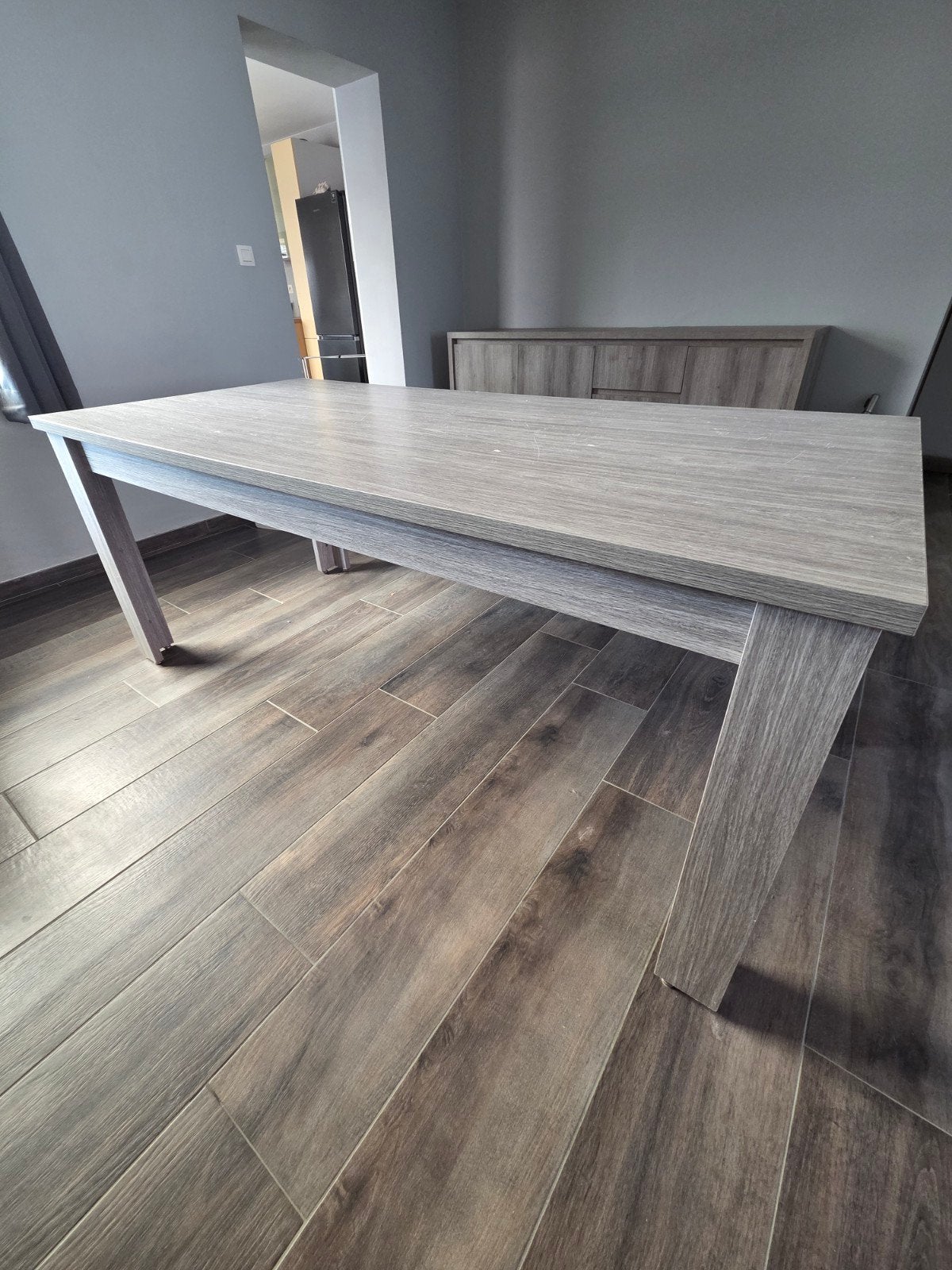 3 delige eetkamer: tafel, kast en dressoir., Huis en Inrichting, Tafels | Eettafels, Ophalen