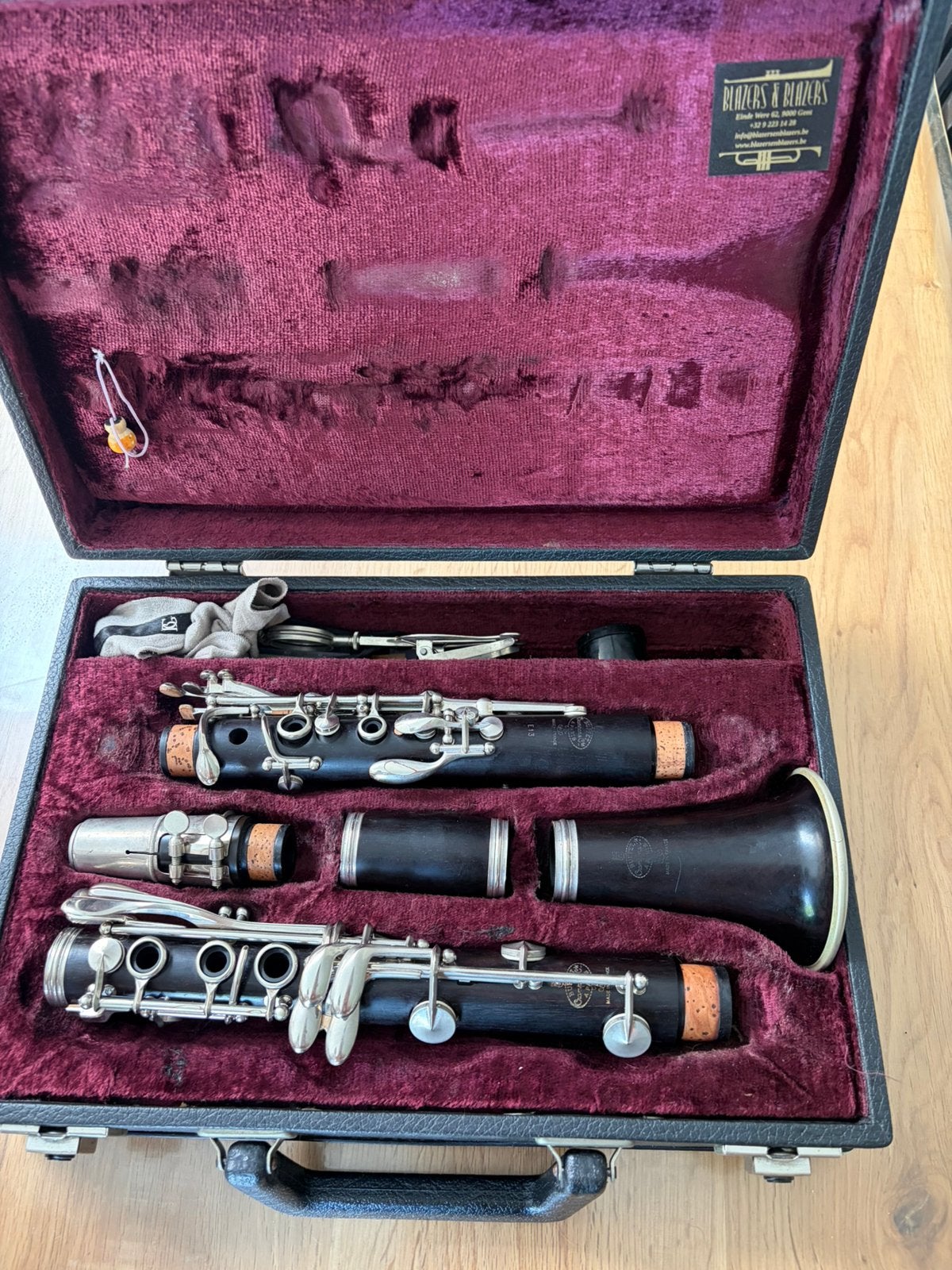 Buffet Crampon E13 Bb-klarinet, Muziek en Instrumenten, Zo goed als nieuw, Met koffer, Hout, Ophalen