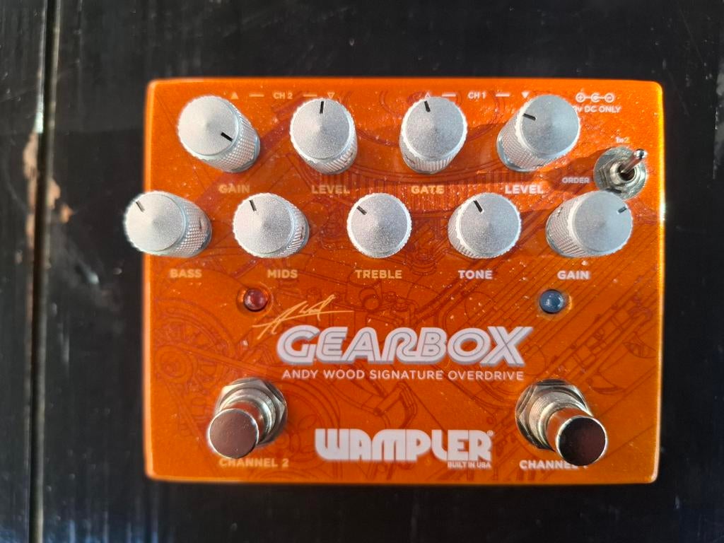 Wampler Gearbox Andy Wood Overdrive Pedaal, Musique & Instruments, Effets, Enlèvement ou Envoi