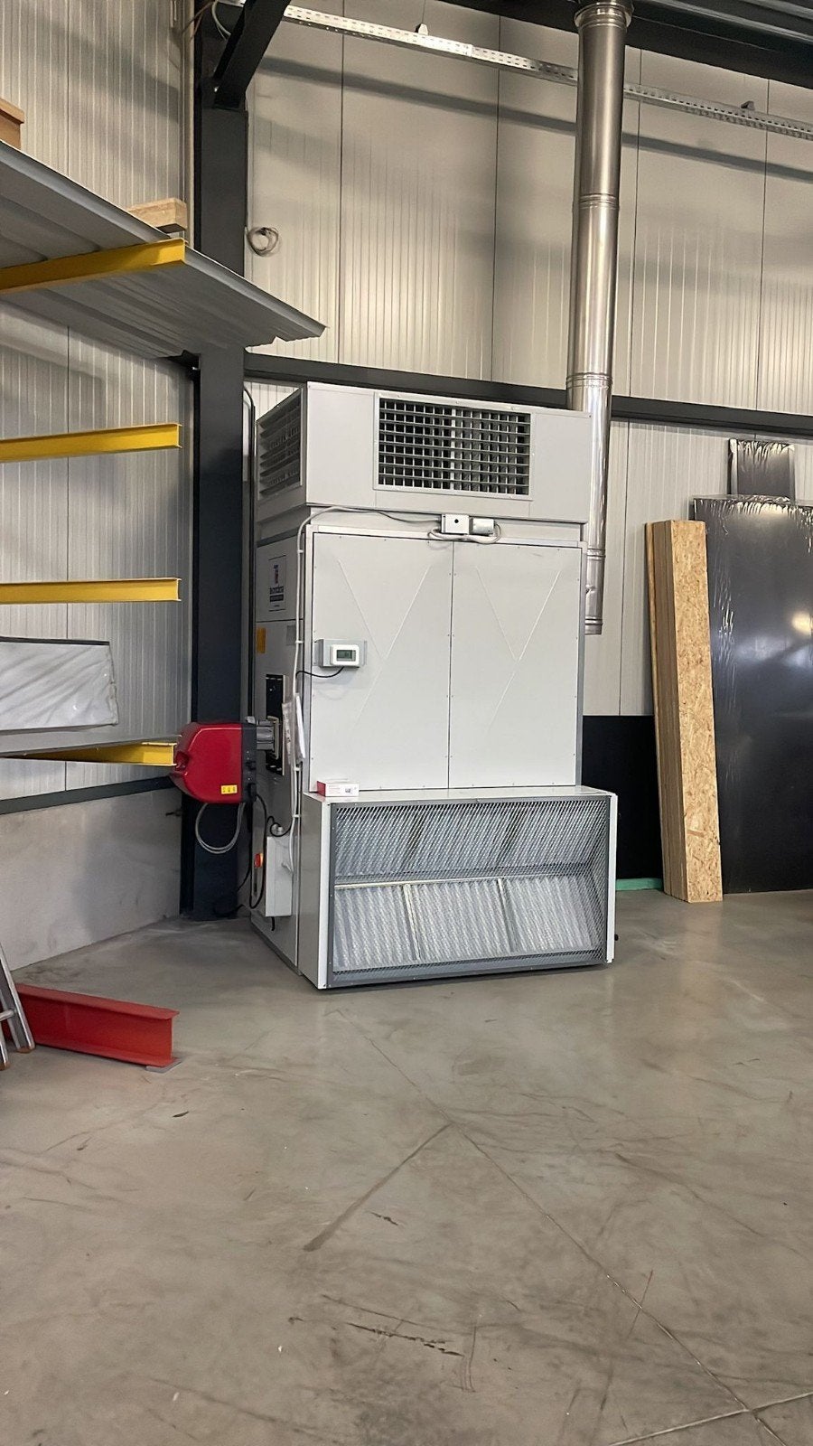 🔥Industriële Luchtverwarming Tecnoclima Energy mazout/gas, Ophalen, Hoog rendement (Hr), 150 cm of meer, 80 cm of meer
