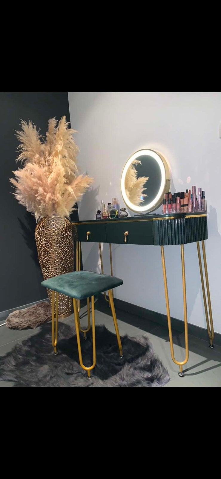 Makeup tafel en kruk, Enlèvement, Comme neuf
