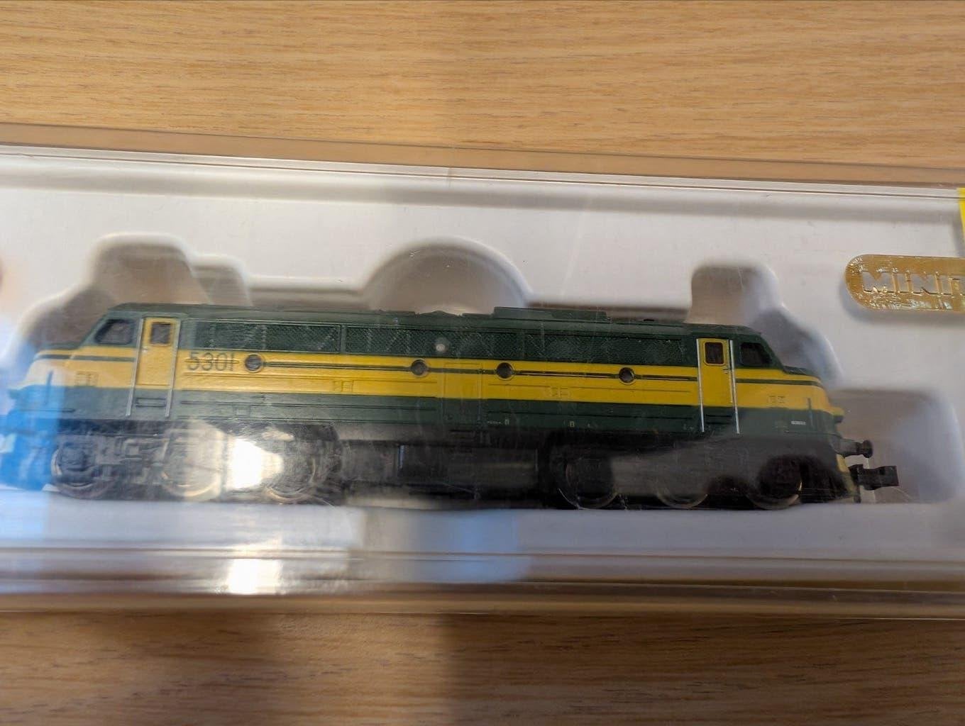 NMBS SNCB | MiniTrix | HLD 5301 | GM Diesel loc | Schaal N!, Hobby en Vrije tijd, Gebruikt, Trix, Ophalen of Verzenden, Gelijkstroom
