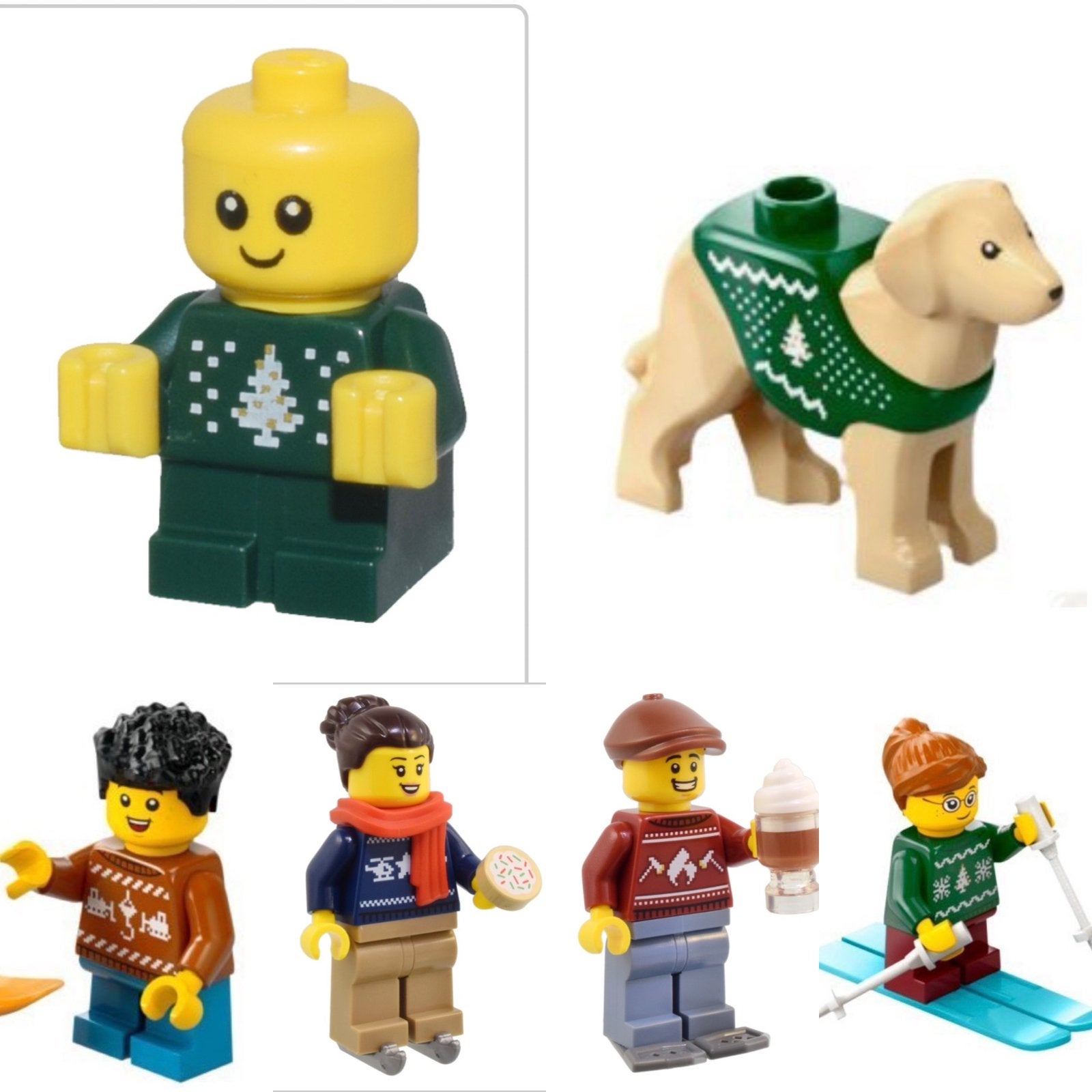 Lego Kerst minifiguren uit set (60436) Nieuw!, Enlèvement ou Envoi, Neuf, Minifigurine, Lego