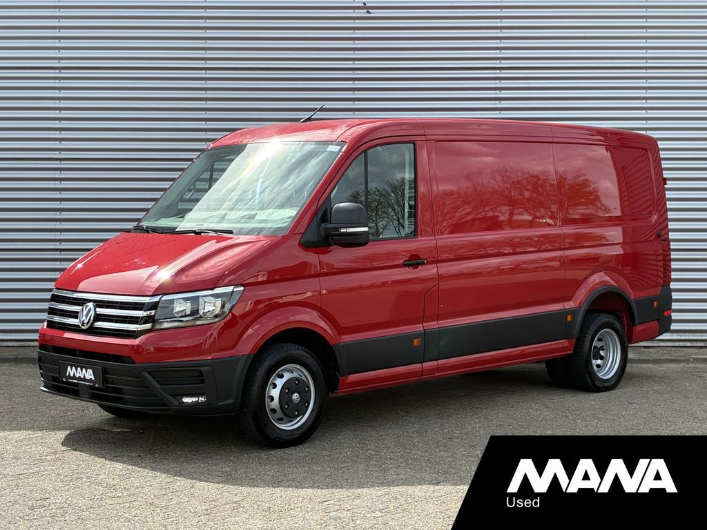 Volkswagen Crafter 50 2.0 TDI L3H2 177pk DL Automaat Trekhaa, Autos, Achat, Entreprise, 3 places, Noir