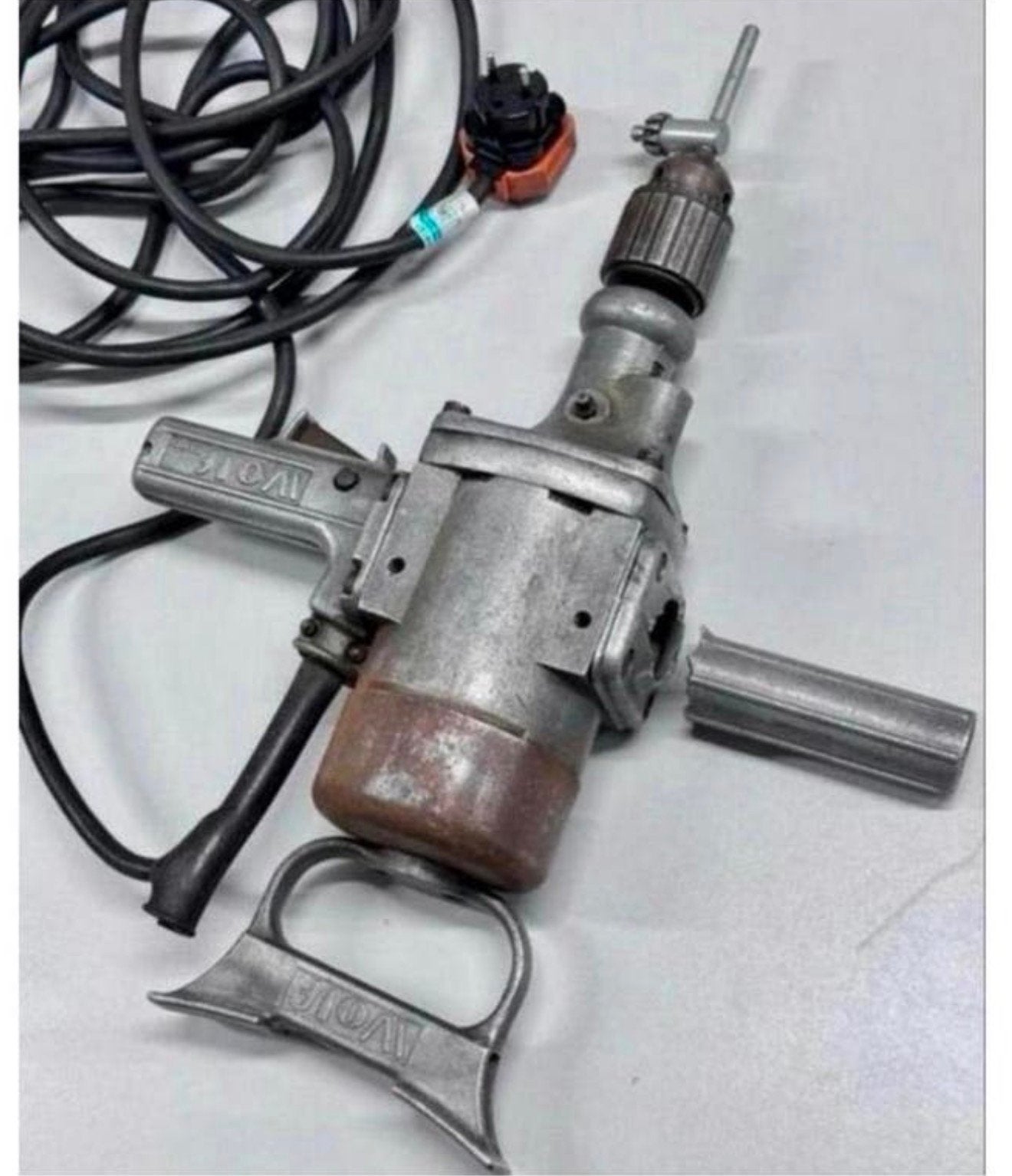 Perceuse électrique robuste Wolf, 250 volts, vintage, Bricolage & Construction, Outillage | Foreuses, Utilisé, Enlèvement ou Envoi
