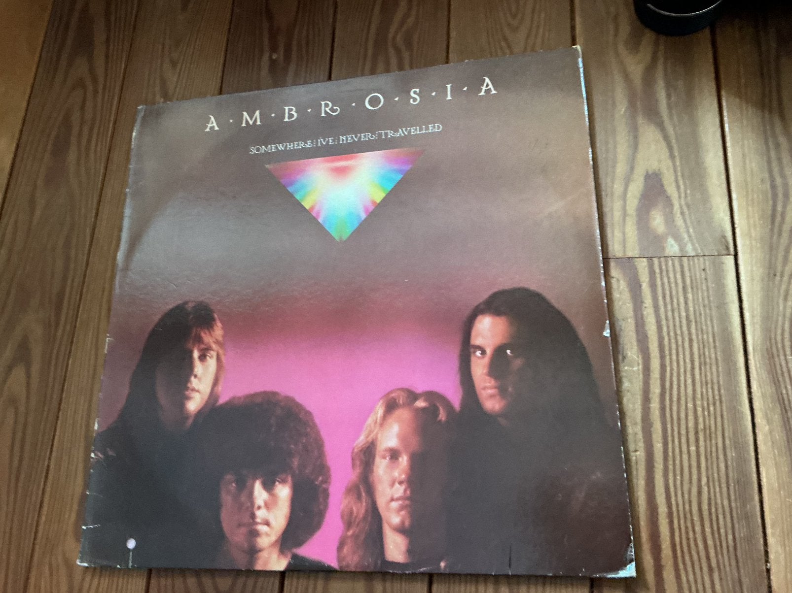 LP Ambrosia - somewhere I’ve never travelled, Ophalen of Verzenden, Gebruikt, LP